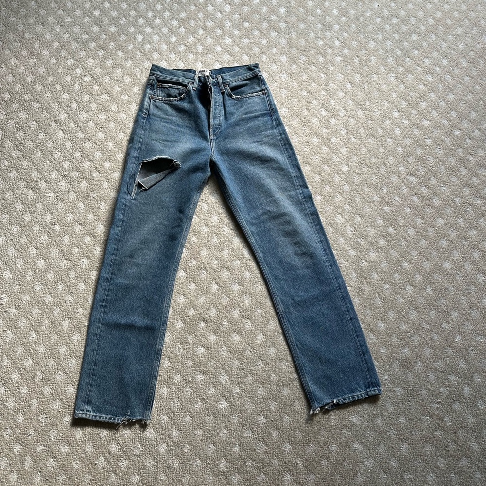 Agolde 90s Mid Rise Loose Fit Jeans in “Portal” - Picture 4 of 6
